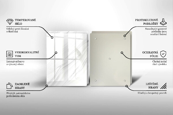 Kryt na stenu pri sporáku Jemný mramor