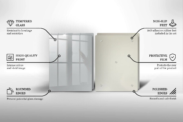 Sklo za varnú dosku Šedá farba