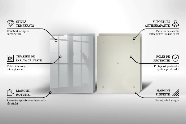 Sklo za varnú dosku Šedá farba