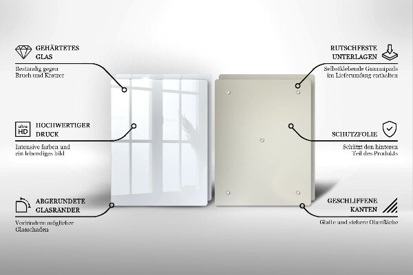 Sklo za varnú dosku biela farba