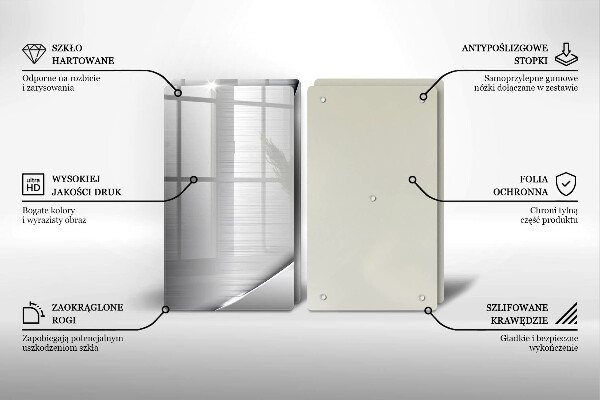 Sklo za varnú dosku Kovové tvary