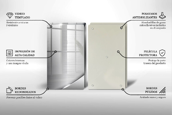 Sklo za varnú dosku Kovové tvary