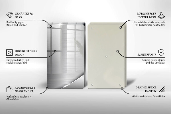 Sklo za varnú dosku Kovové tvary