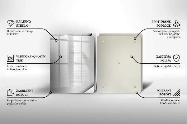 Sklo za varnú dosku Kovové tvary