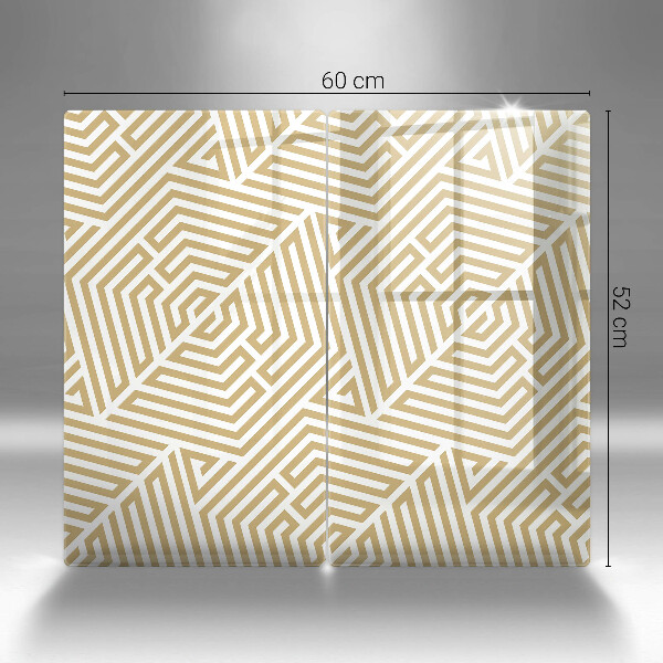 Sklo za varnú dosku Geometrické čiary