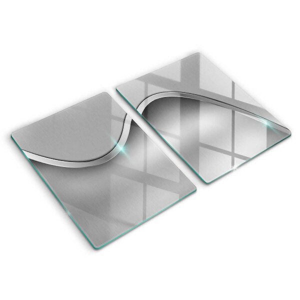 Sklo za varnú dosku Kovová abstrakcia