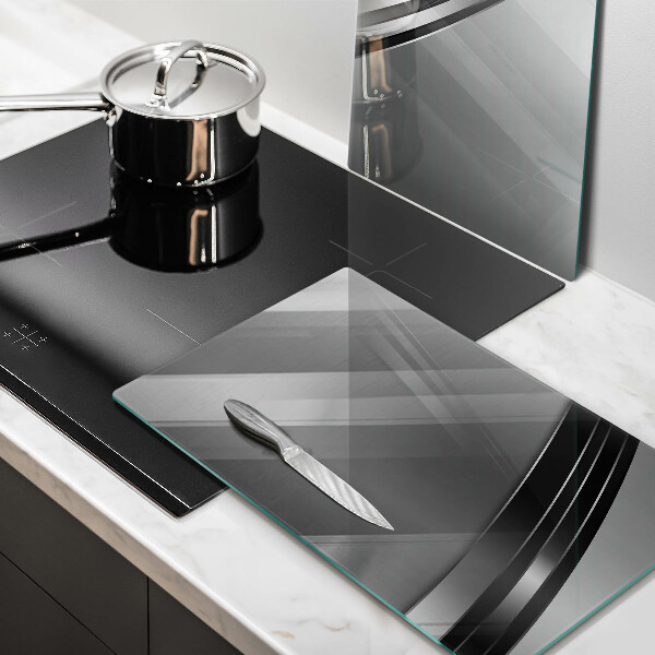 Sklo za varnú dosku Kovová abstrakcia