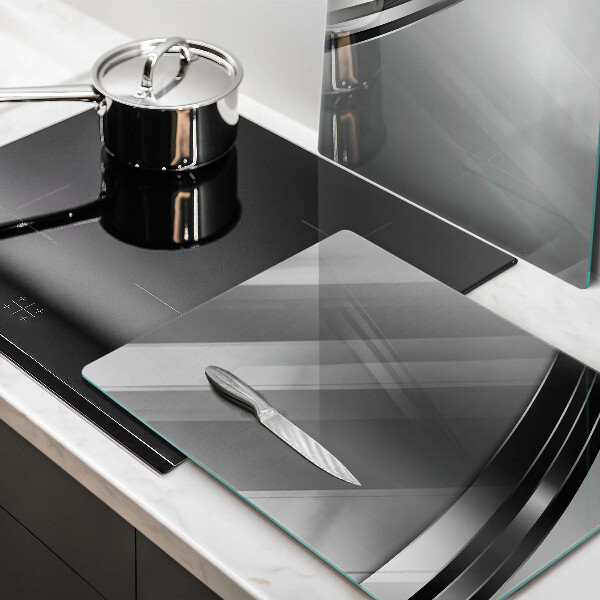 Sklo za varnú dosku Kovová abstrakcia