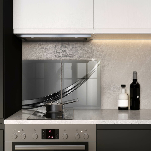 Sklo za varnú dosku Kovová abstrakcia