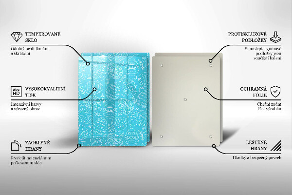 Sklo za varnú dosku Veľkonočný motív