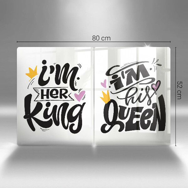 Sklo za varnú dosku Nápis veta