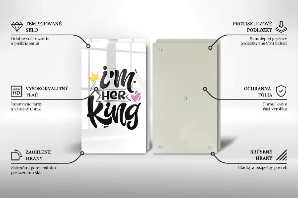 Sklo za varnú dosku Nápis veta