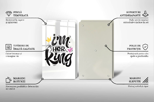 Sklo za varnú dosku Nápis veta