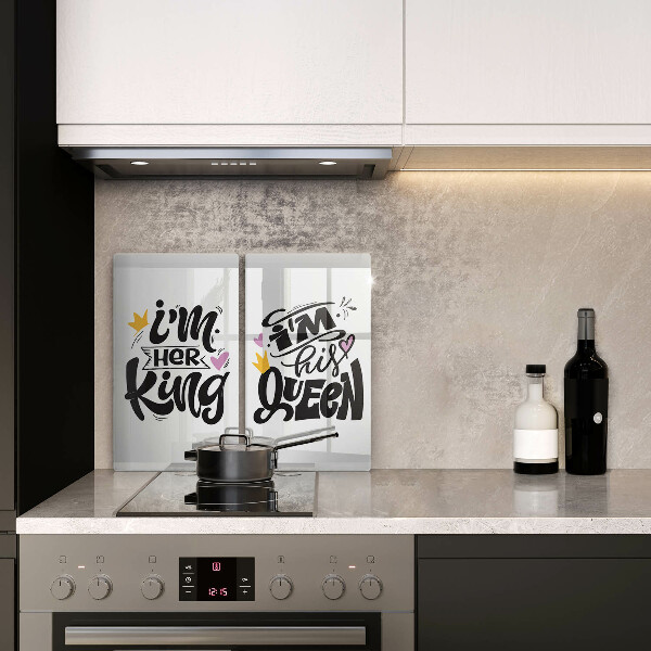 Sklo za varnú dosku Nápis veta