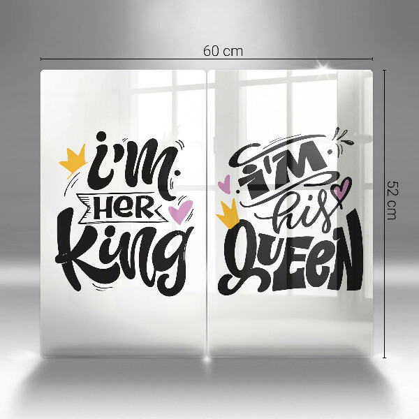 Sklo za varnú dosku Nápis veta