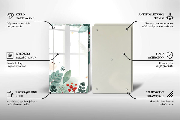 Sklo za varnú dosku Akvarelové listy