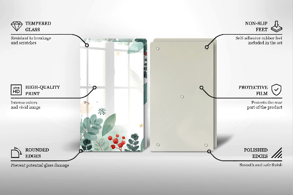 Sklo za varnú dosku Akvarelové listy