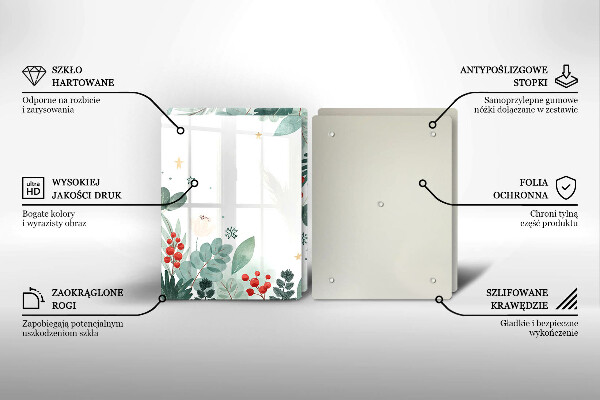 Sklo za varnú dosku Akvarelové listy