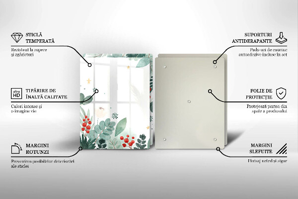 Sklo za varnú dosku Akvarelové listy