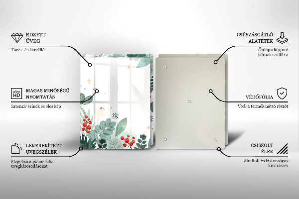 Sklo za varnú dosku Akvarelové listy