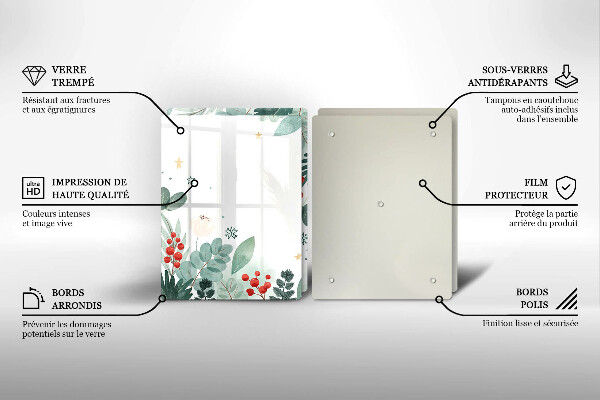 Sklo za varnú dosku Akvarelové listy