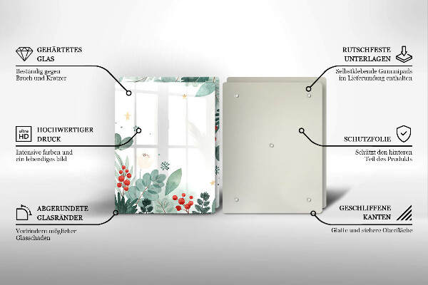 Sklo za varnú dosku Akvarelové listy