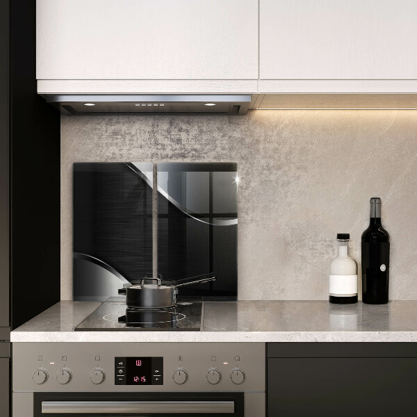 Sklo za varnú dosku Kovová abstrakcia