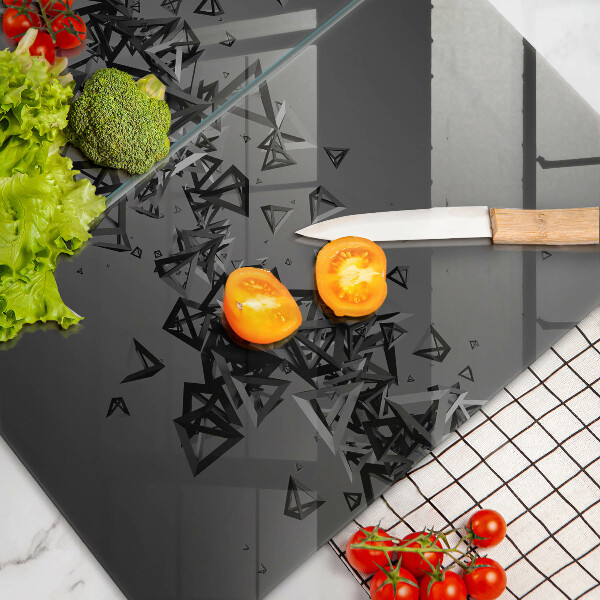 Sklo za varnú dosku Abstraktné 3D tvary