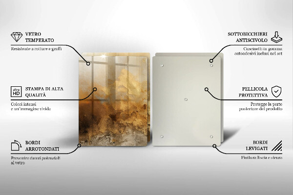 Sklo za varnú dosku Bohatá textúra