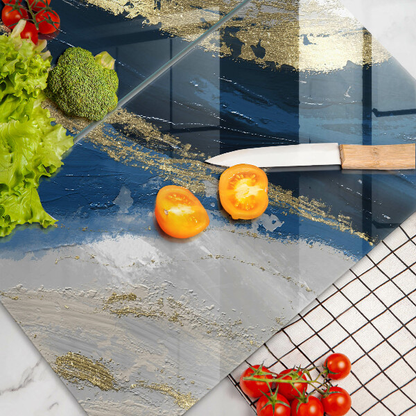 Sklo za varnú dosku Textúra so zlatom