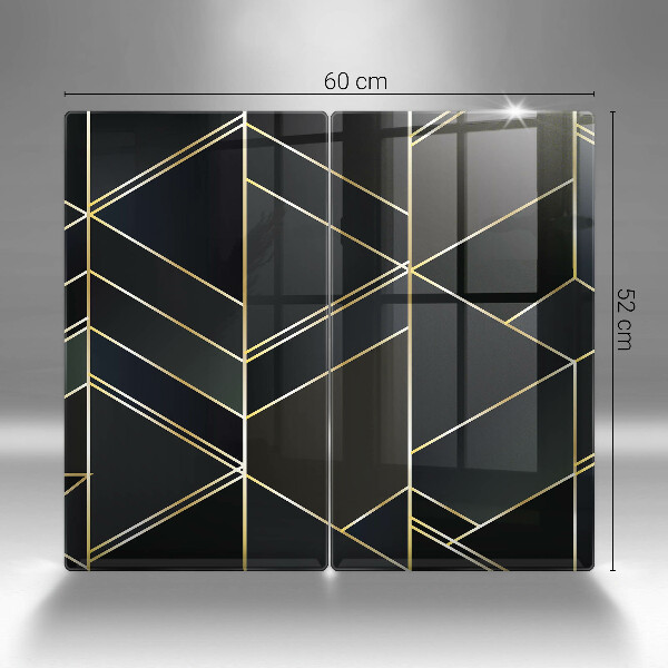 Sklo za varnú dosku Abstraktné trojuholníky