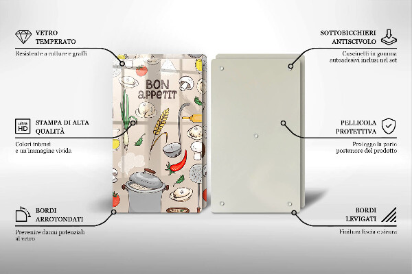 Sklo za varnú dosku Kuchyňa ilustrácie