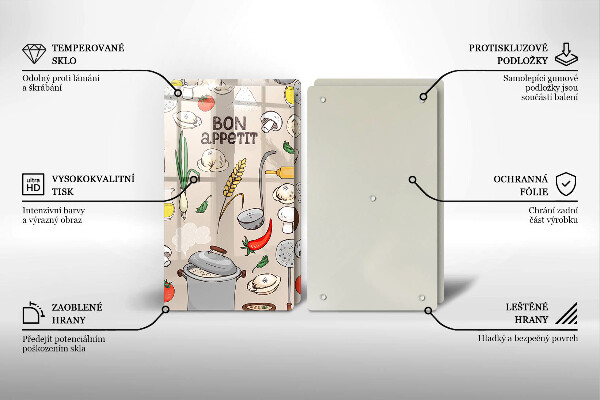 Sklo za varnú dosku Kuchyňa ilustrácie