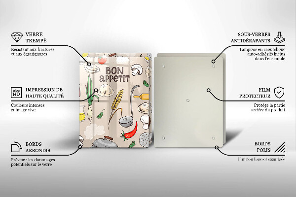 Sklo za varnú dosku Kuchyňa ilustrácie