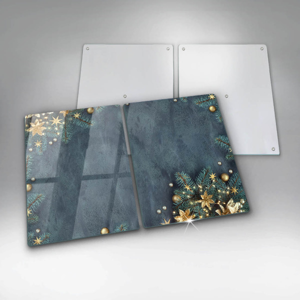 Sklo za varnú dosku vianočné dekorácie