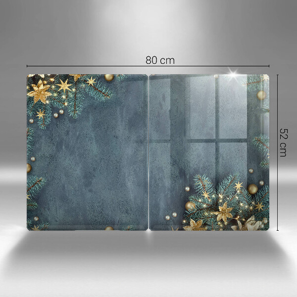 Sklo za varnú dosku vianočné dekorácie