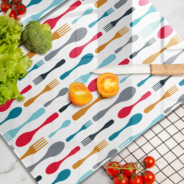 Sklo za varnú dosku Ilustrácia lyžice