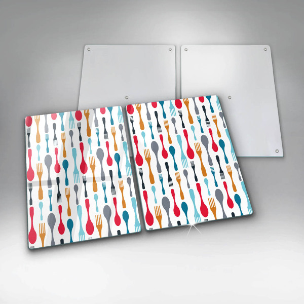 Sklo za varnú dosku Ilustrácia lyžice