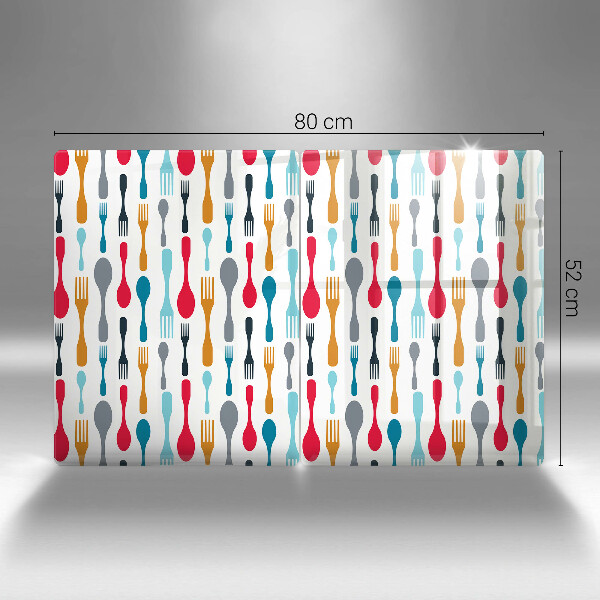 Sklo za varnú dosku Ilustrácia lyžice