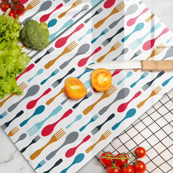 Sklo za varnú dosku Ilustrácia lyžice