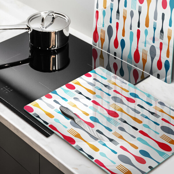 Sklo za varnú dosku Ilustrácia lyžice