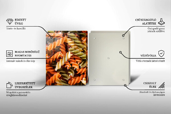 Sklo za varnú dosku Cestoviny Fusilli