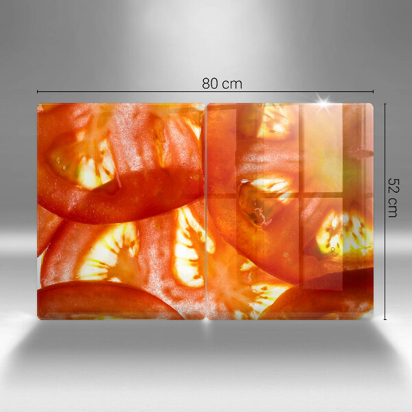 Sklo za varnú dosku Plátok červenej paradajky