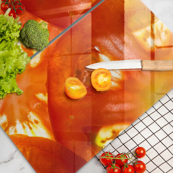 Sklo za varnú dosku Plátok červenej paradajky