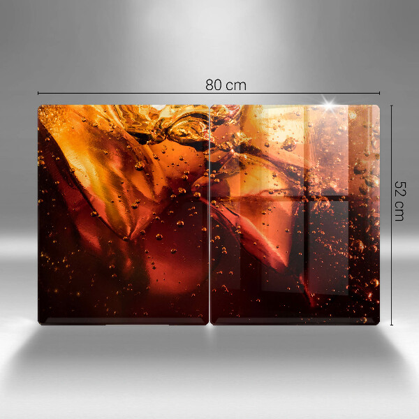 Sklo za varnú dosku Kolový nápoj s ľadom