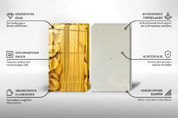 Sklo za varnú dosku Cestoviny