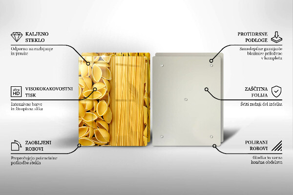 Sklo za varnú dosku Cestoviny