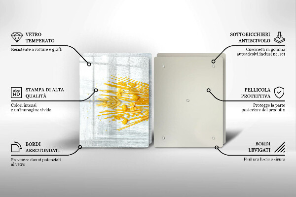 Sklo za varnú dosku Cestoviny