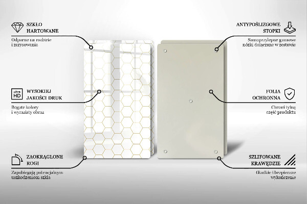 Sklo za varnú dosku Abstraktné vzory