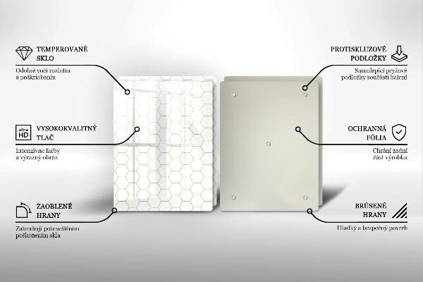 Sklo za varnú dosku Abstraktné vzory